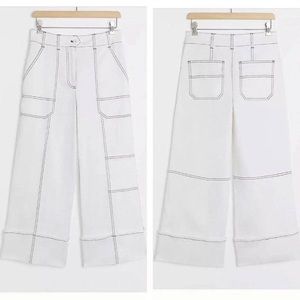 ANTHROPOLOGY | contrast stitch trouser